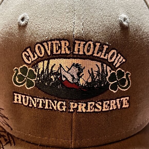 DRI Duck Wildlife Series Clover Hollow Hunting Preserve Cap Green Cotton - Picture 2 of 10